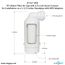 Air Gap For Water Filter w/ ABS Trap Adapter, 1/4" Push-In Inlet