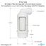 Air Gap For Water Filter w/ PVC Trap Adapter, 1/4" Push-In Inlet