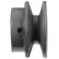 1 Groove Finished Bore Sheave, A, 4L Belt w/ 1/2" Bore, 2.00" O.D.