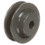 1 Groove Finished Bore Sheave, A, 4L Belt w/ 1/2" Bore, 2.70" O.D.