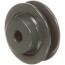 1 Groove Finished Bore Sheave, A, 4L Belt w/ 1/2" Bore, 2.70" O.D.