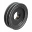 1 Groove Finished Bore Sheave, A, 4L Belt w/ 7/8" Bore, 3.95" O.D.