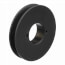1 Groove Finished Bore Sheave, A, 4L Belt w/ 5/8" Bore, 4.25" O.D.