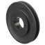 1 Groove AKH Sheave, A, 4L Belt, 5.25" OD