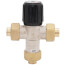 1/2" Lead Free Mixing Valve, Union Sweat (70-120F)