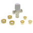3/4" Sweat Union Mixing Valve (LF)