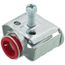 1/2" Snap-In MC Cable Duplex Connector, Screw Type w/ Insulated Throat
