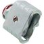 1/2" Snap-In MC Cable Duplex Connector, Screw Type w/ Insulated Throat