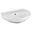 Ravenna 4" Centerset Pedestal Sink Top (White)
