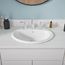 Aqualyn Drop-In Sink w/ 8" Widespread (White)