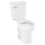 H2Option ADA 2-Piece Dual Flush 1.28 gpf/4.8 Lpf and 0.92 gpf/3.5 Lpf Chair Height Elongated Toilet Less Seat (White)