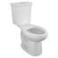 H2Option 2-Piece Dual Flush 1.28 gpf/4.8 Lpf and 0.92 gpf/3.5 Lpf Chair Height Elongated Toilet, No Seat (White)