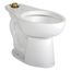 Madera 1.1 - 1.6 gpf (4.2 - 6.0 Lpf) Chair Height Top Spud Elongated EverClean Bowl w/ 4 Anchoring Holes (White)