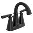 Edgemere 4" Centerset 2-Handle Bathroom Faucet 1.2 gmp/4.5 L/min w/ Lever Handles (Matte Black), 7018201.243
