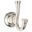 Delancey Double Robe Hook (Polished Nickel)