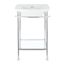 Edgemere Console Table Legs (Chrome)