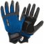 ActivArmr 97-003 Puncture Resistant Gloves, Nitrile Palm & Fingers Coating, Black/Blue, Large