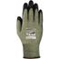 ActivArmr 80-813 Arc Flash and Puncture Protection Gloves, Neofoam Palm Coating, Black/Gray, Large