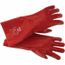 AlphaTec 15-554 Resistant Gloves, Smooth Polyvinyl Alcohol (PVA) Full Coating, Red, Large
