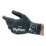 HyFlex 11-541 Puncture Resistant Gloves, Nitrile Palm & Fingers Coating, Black/Blue, XS