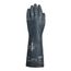 AlphaTec 53-002 Hybrid Technology Chemical Resistant Gloves, Multi-Layer Polymer & Nitrile Shell, Black, 2XL