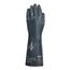 AlphaTec 53-003 Hybrid Technology Chemical & Heat Resistant Gloves, Multi-Layer Polymer & Neoprene Shell, Black, Small
