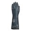 AlphaTec 53-003 Hybrid Technology Chemical & Heat Resistant Gloves, Multi-Layer Polymer & Neoprene Shell, Black, Large