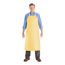 AlphaTec 56-510 Heavy-Duty Disposable Bib Aprons, Yellow, Universal