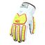 Ringers R668 Thermal Leather Medium-Duty Puncture & Puncture Resistant Impact Gloves, G-100 Thinsulate, White/Hi-Viz Green, Size 12