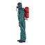 AlphaTec 4000 Model 151 Disposable Chemical Resistant Coveralls w/ Zipper, Green, Small
