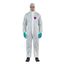 AlphaTec 1500 Model 101 Disposable Chemical Resistant Coveralls w/ Hood, White, 5XL (Pack of 25)
