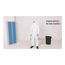 AlphaTec 1500 Model 101 Disposable Chemical Resistant Coveralls w/ Hood, White, 5XL (Pack of 25)
