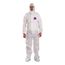 AlphaTec 1500 Model 106 Chemical Resistant Coveralls w/ Hood & Attached Boots, White, Small (Pack of 25)