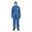 AlphaTec 1500 Plus Model 111 Disposable Chemical Resistant Coveralls w/ Hood, 2 Way Zipper, White, Medium (Pack of 25)