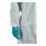 AlphaTec 1500 Plus Model 111 Disposable Chemical Resistant Coveralls w/ Hood, 2 Way Zipper, White, Large (Pack of 25)