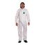 AlphaTec 1800 Model 103 Standard Chemical Resistant Coveralls, Collared, White, Large (Pack of 25)