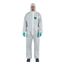 AlphaTec 1800 Model 111 Standard Chemical Resistant Coveralls w/ Hood, White, Large (Pack of 25)