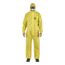 AlphaTec 2300 Model 111 Disposable Chemical Resistant Coveralls w/ Hood, Yellow, XL (Pack of 25)