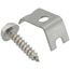 Metal Retainer Clips (4) and Screws (4), 8 Pack