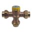 1/2" FNPT Threaded Bronze Thermostatic Mixing Valve, 34ALF213T