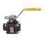 1" Socket Weld Carbon Steel 3 Piece Full Port Ball Valve, 83A24501