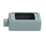 3.5" x 6.31" x 2.69" 1-Gang FDCT Malleable Iron Device Box w/ 1" Hub