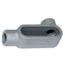 Form 7, 1-1/4" Threaded LL Rigid Conduit Body - Gray Iron
