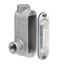 Form 9, 1/2" Threaded x Type Rigid Conduit Body with Cover & Gasket - Aluminum