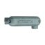 3" Rigid Threaded LB Mogul Conduit Body with Cover & Gasket - Aluminum