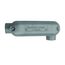 1" Threaded T Type Rigid Mogul Conduit Body with Cover & Gasket - Malleable Iron