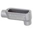 Form 35, 1-1/4" Threaded C Type Rigid Conduit Body - Malleable Iron