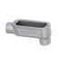 Form 35, 2-1/2" Threaded C Type Rigid Conduit Body - Malleable Iron