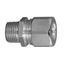 1-1/2" MNPT Machined Steel Body/Cap Liquid Tight Strain Relief Straight Cord Connector, 1.281" to 1.531" Cord Dia. Range