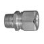 2-1/2" MNPT Aluminum Body Liquid Tight Strain Relief Straight Cord Connector, 2" to 2.343" Cord Dia. Range